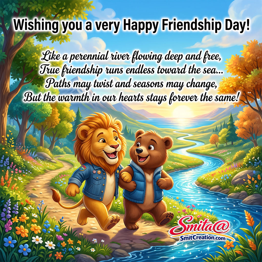 Wishing you a very Happy Friendship Day!