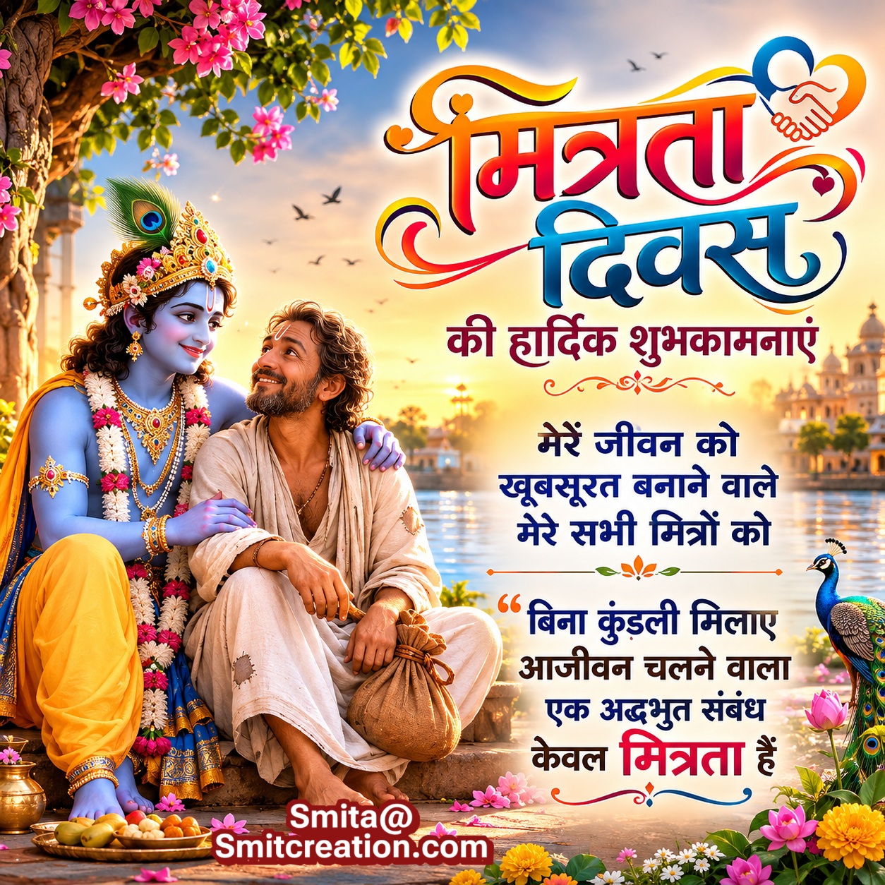Friendship Day Hindi Wish Image