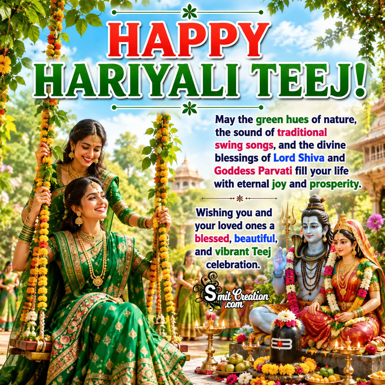 Happy Hariyali Teej Quote