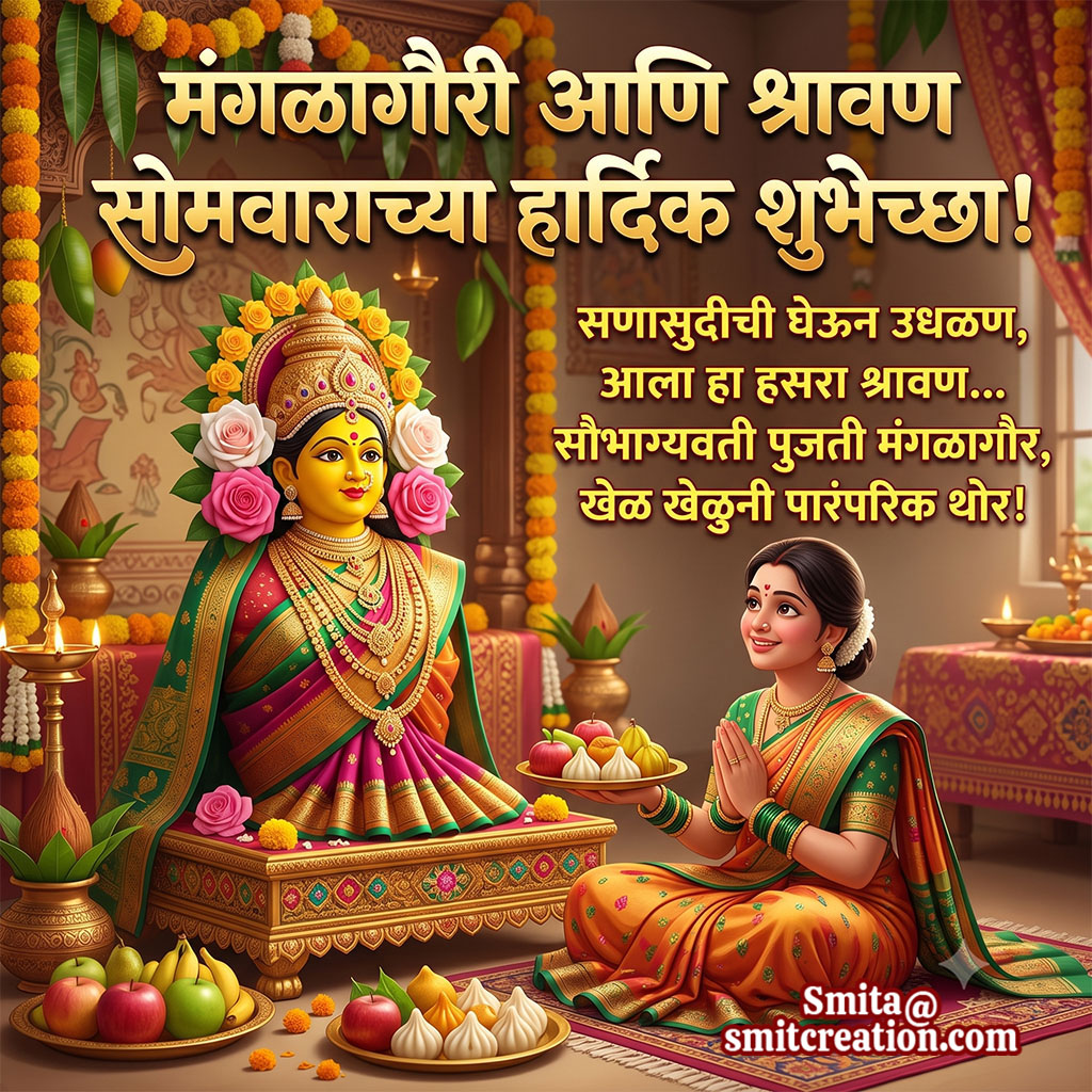 Happy Mangala Gauri In Marathi