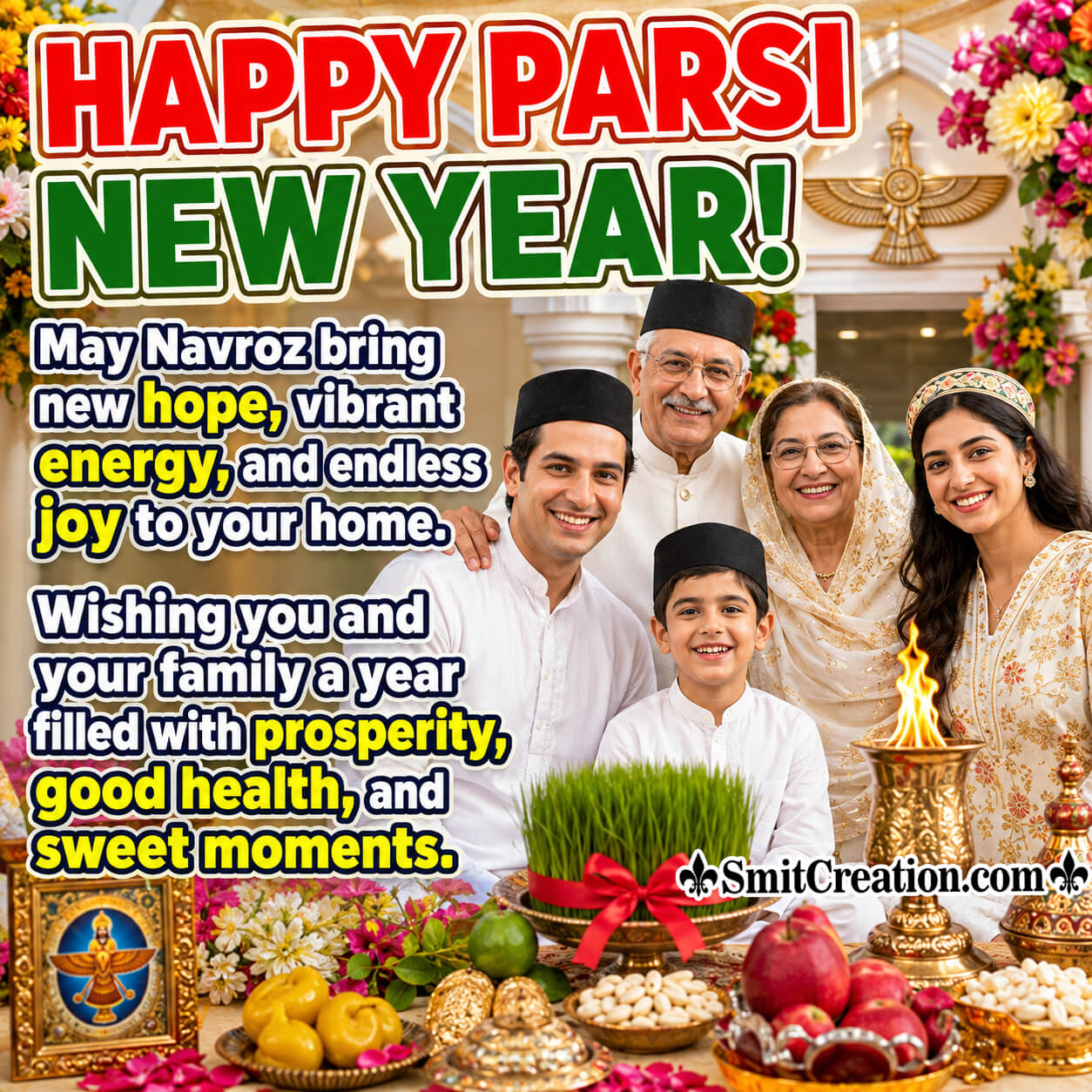Happy Parsi New Year Wish
