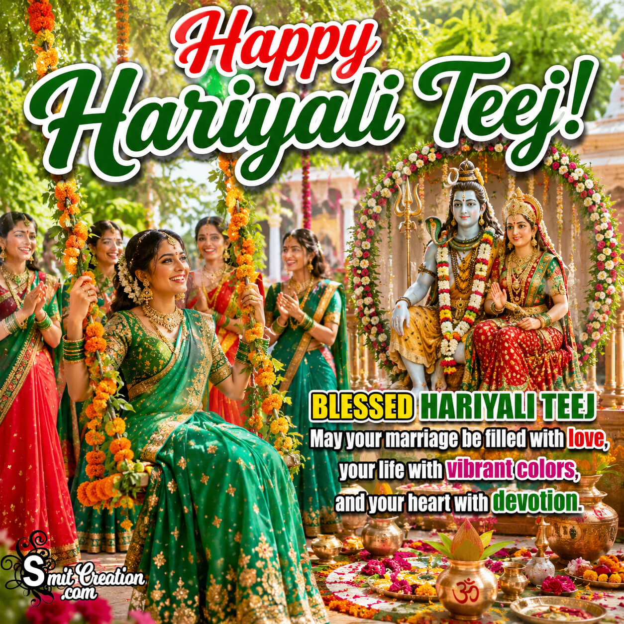Hariyali Teej Blessings