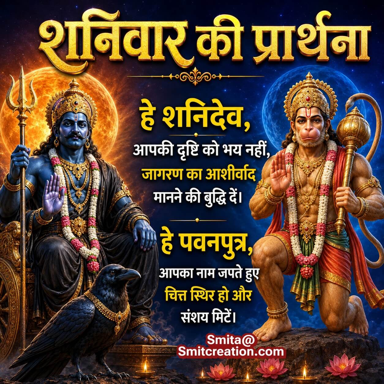 Shanidev Aur Pavanputra Prarthana Message Pic