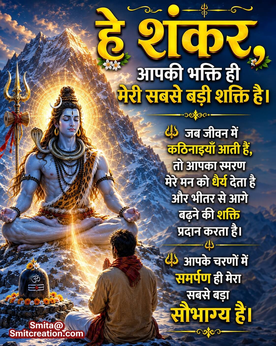 Shiv Bhakti Message Shankar Ji Ki Kripa