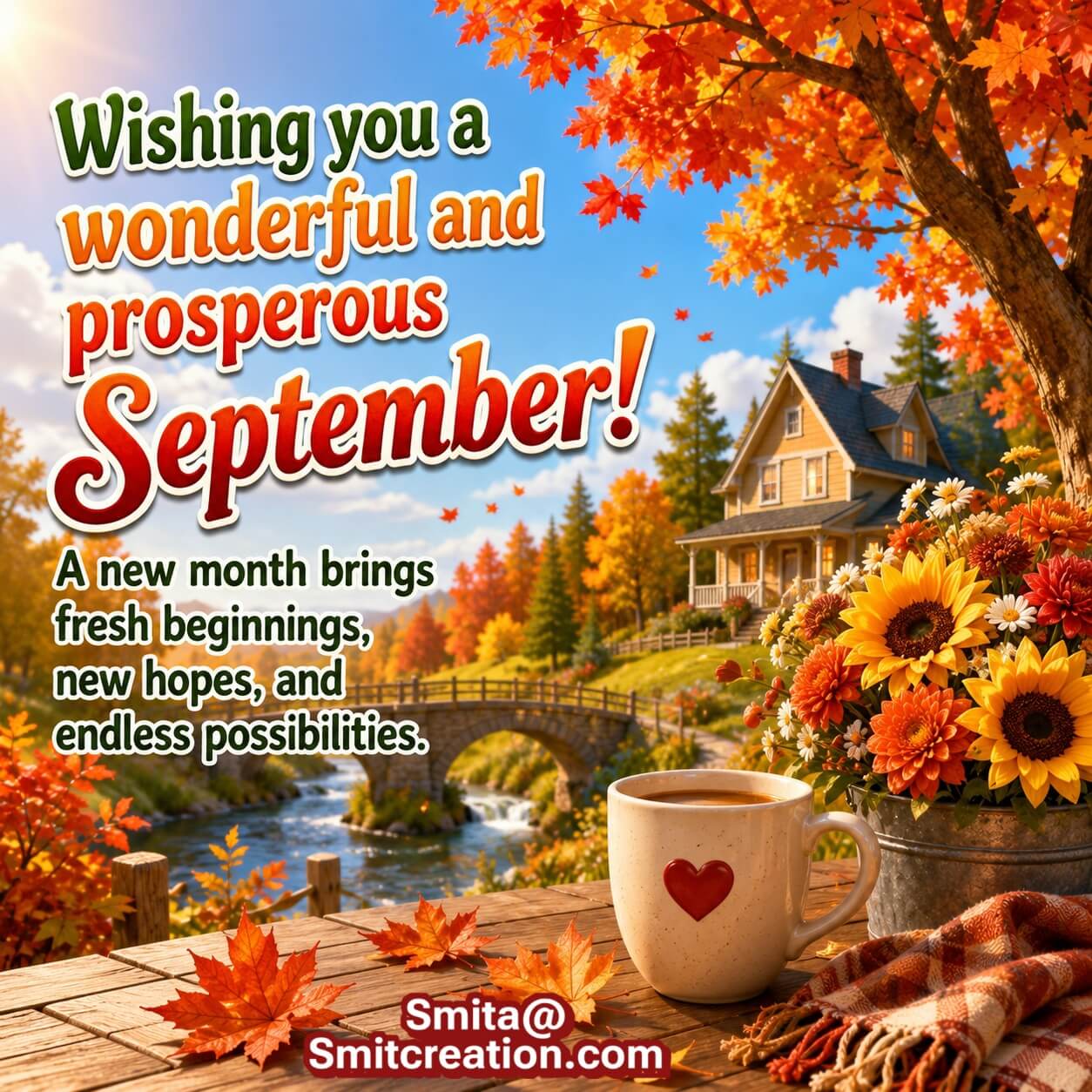 Wishing a wonderful and prosperous September!