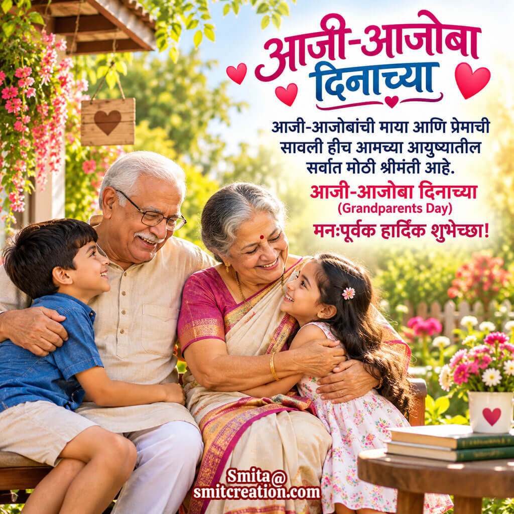 Aaji Aajoba Din Marathi Wish