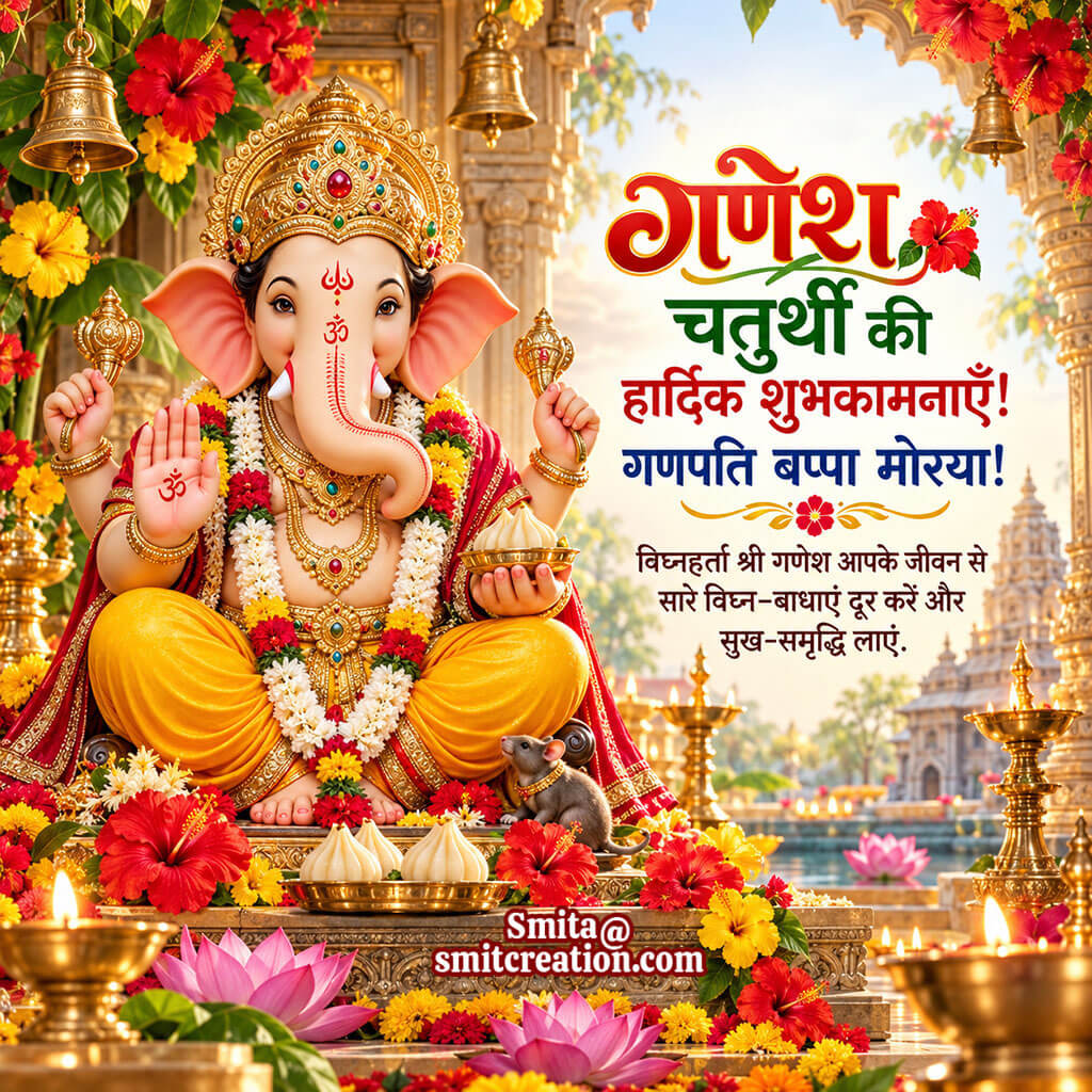 Ganesh Chaturthi Ki Hardik Shubhkamnaye