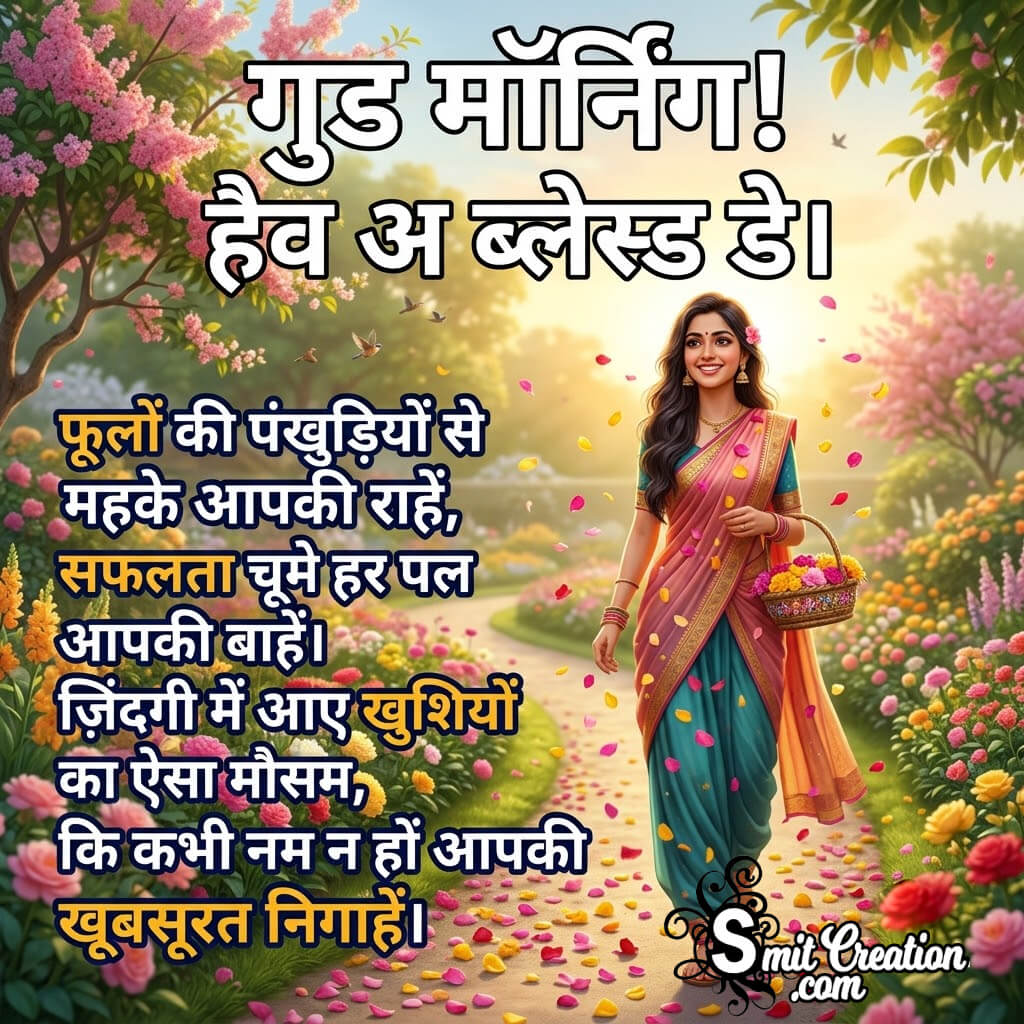 Good Morning Have All The Best Day Hindi Shayari Pic