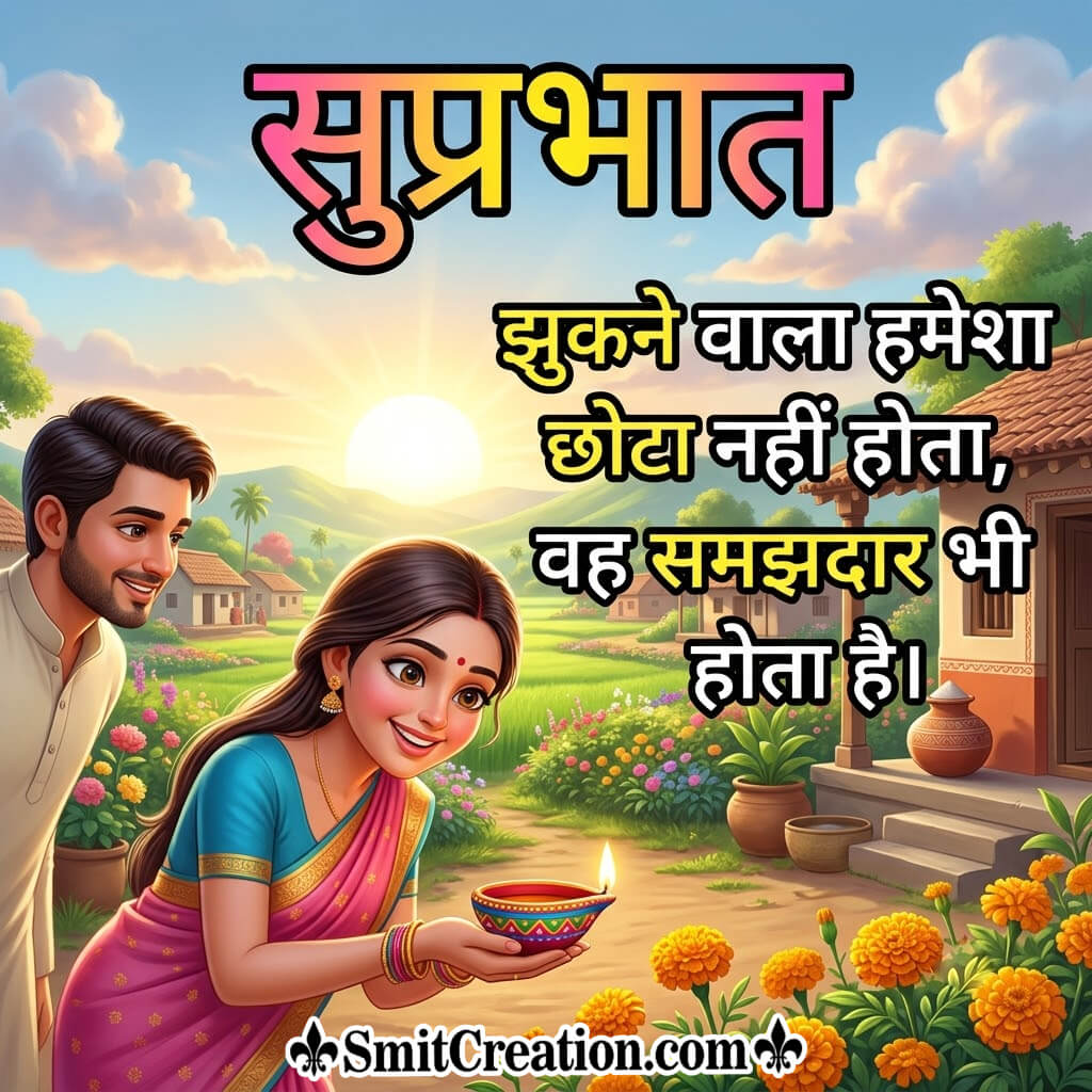 Good Morning Hindi Quotes On Ego Lovely Image
