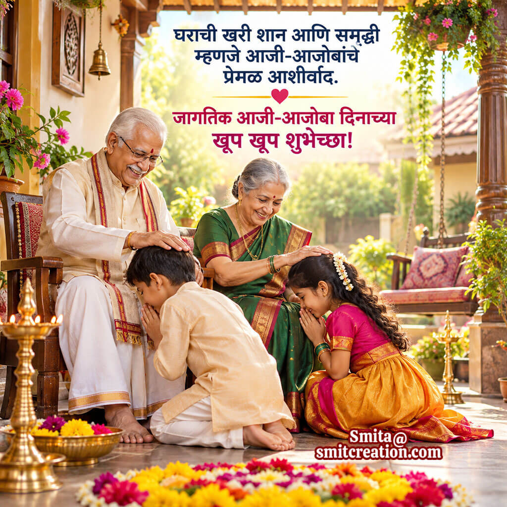 Grandparents Day Blessings In Marathi