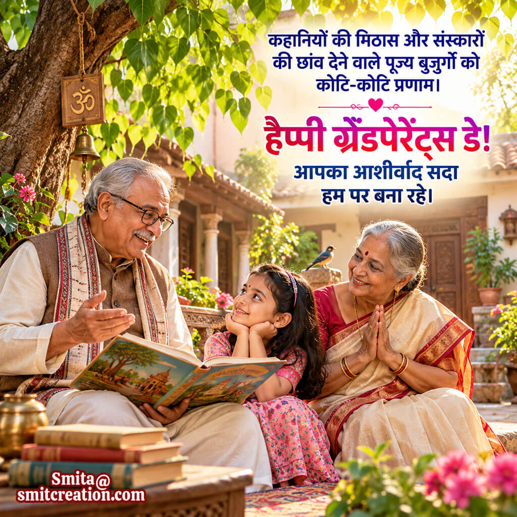 Grandparents Day Hindi Message