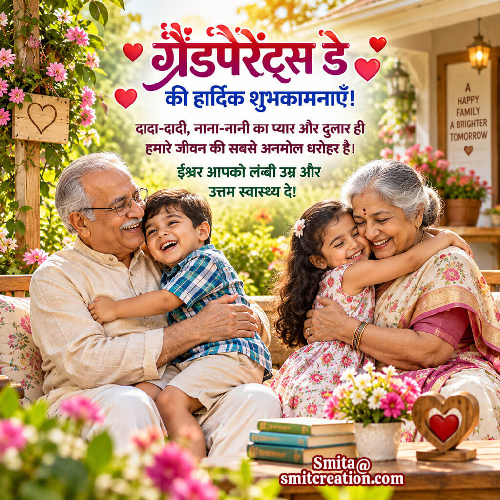 Grandparents Day Hindi Wishes