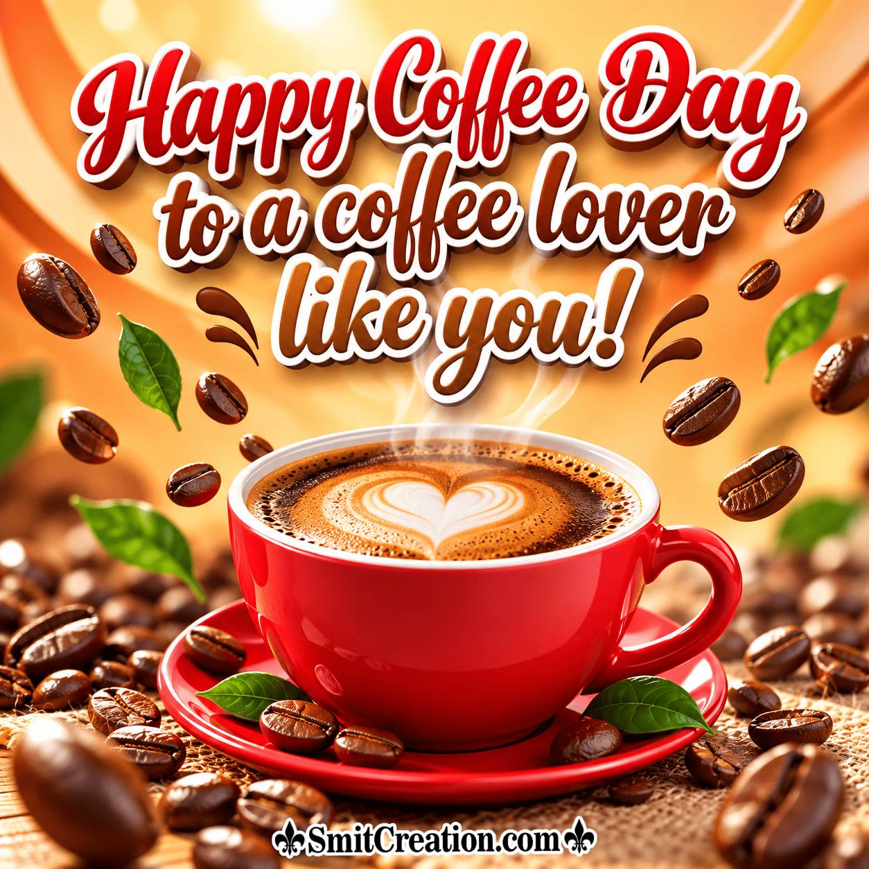 Happy Coffee Day To A Coffee Lover Image