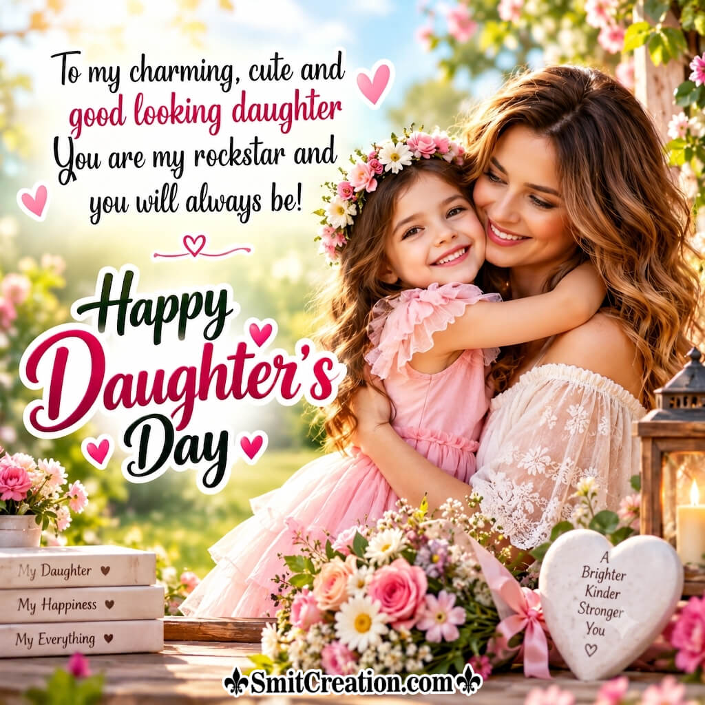 Happy Daughters Day Cute Daughter Nice Image