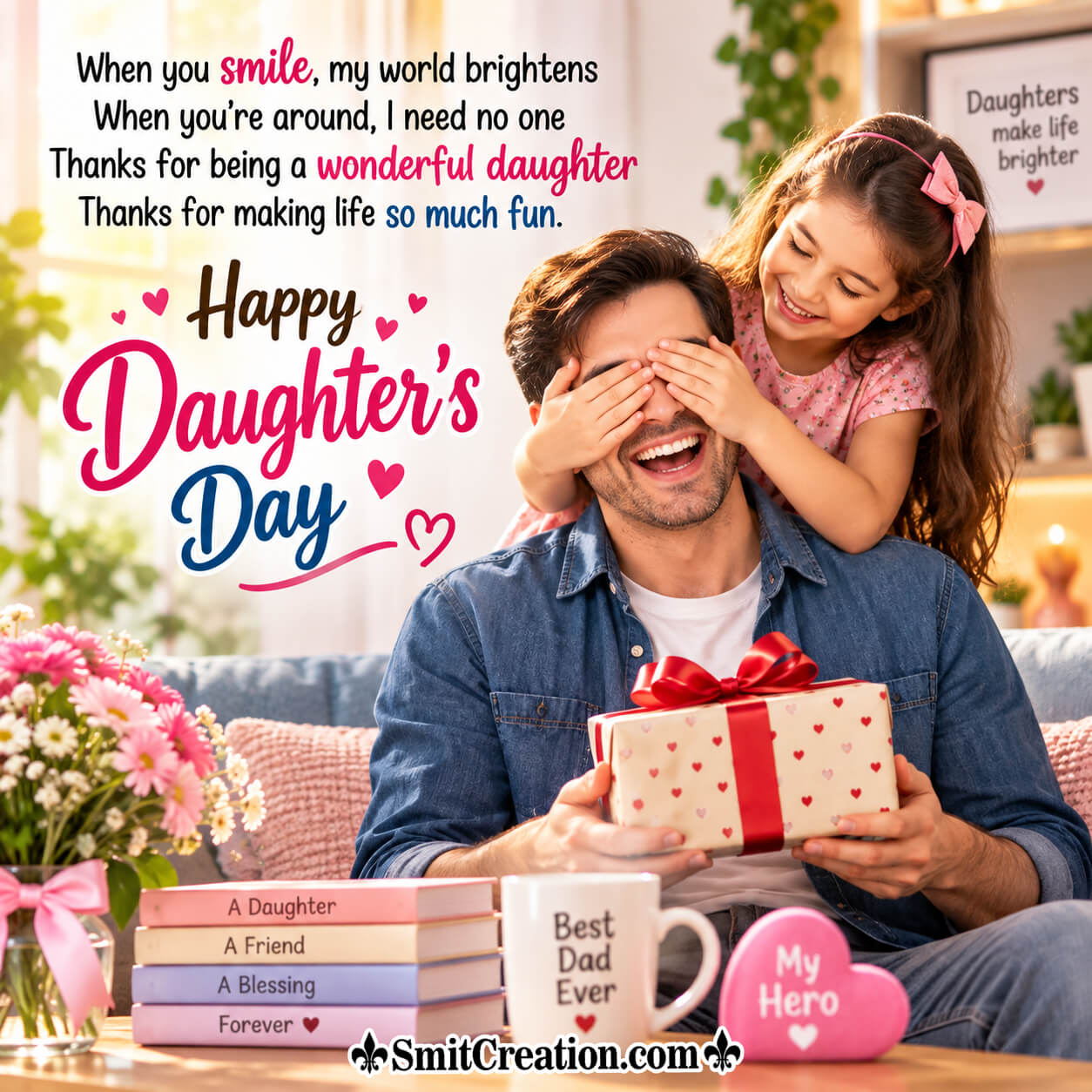Happy Daughters Day Wonderful Daughters Pic