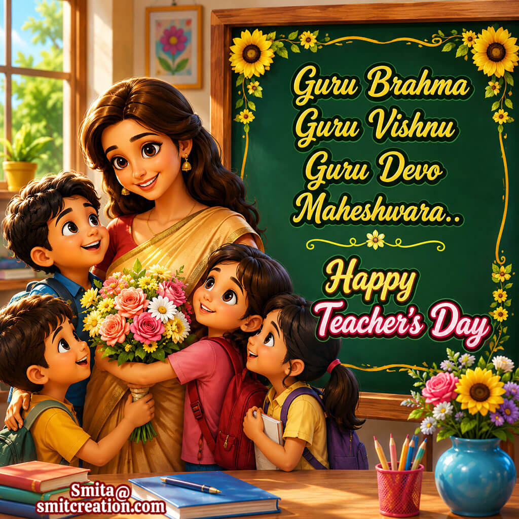 Happy Teacher’s Day Message – Guru Brahma Guru Vishnu