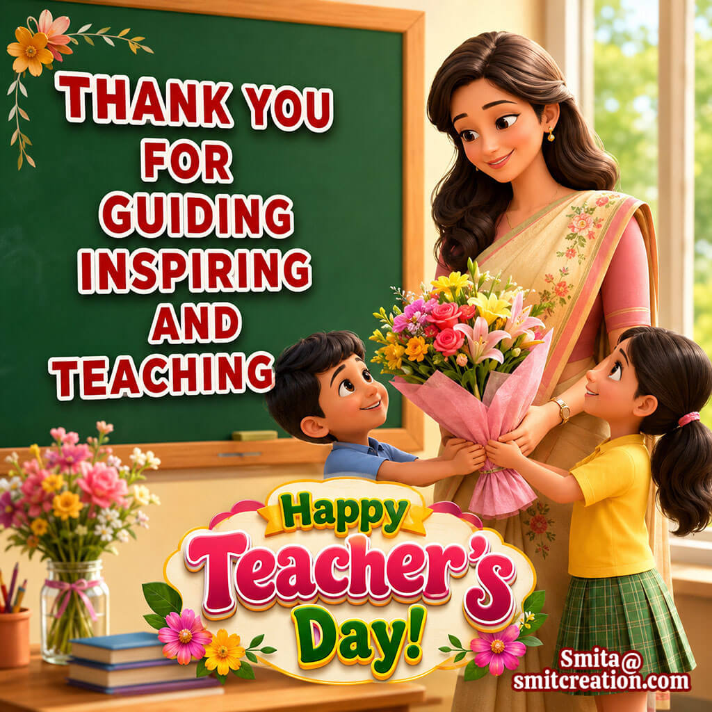 Happy Teachers Day Thank You  Message