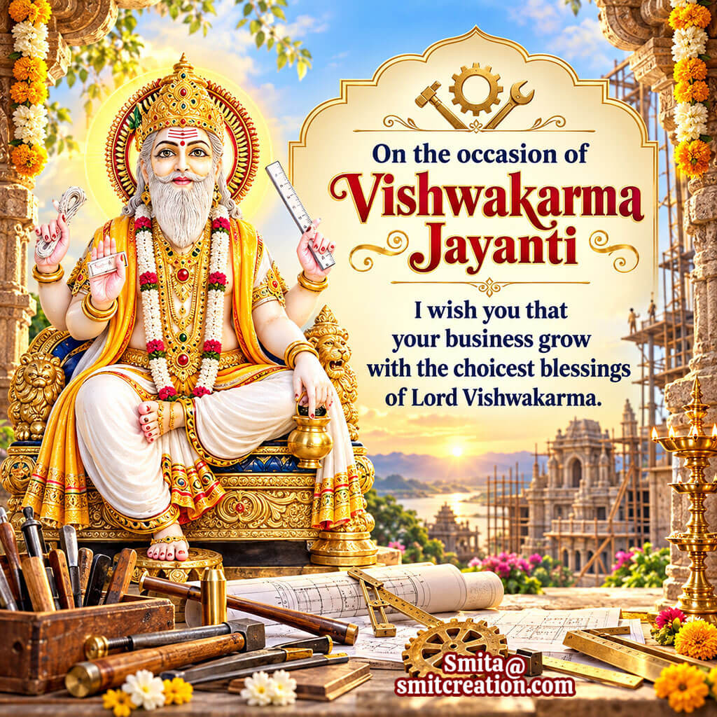 Happy Vishvakarma Jayanti Blessing