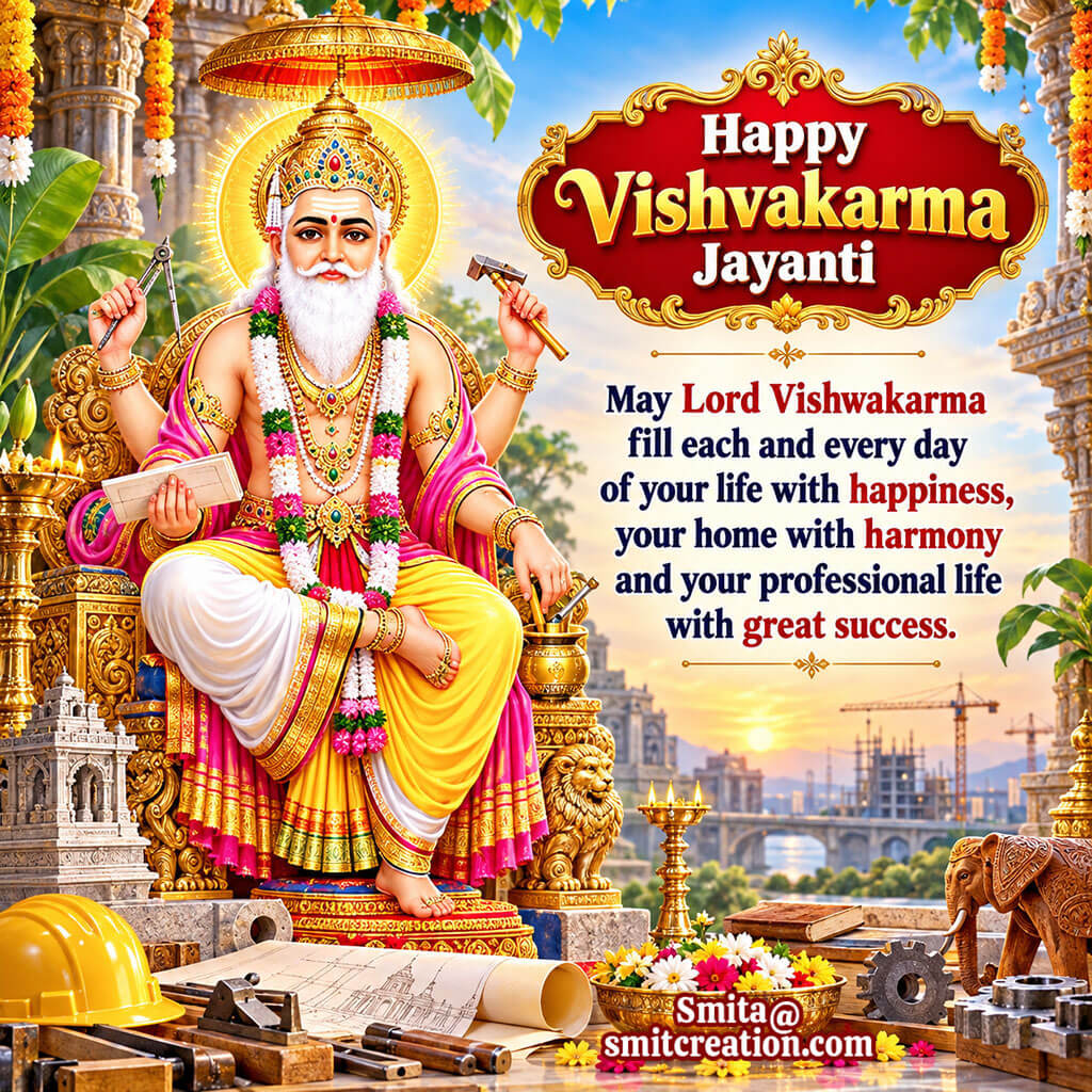 Happy Vishvakarma Jayanti Wish