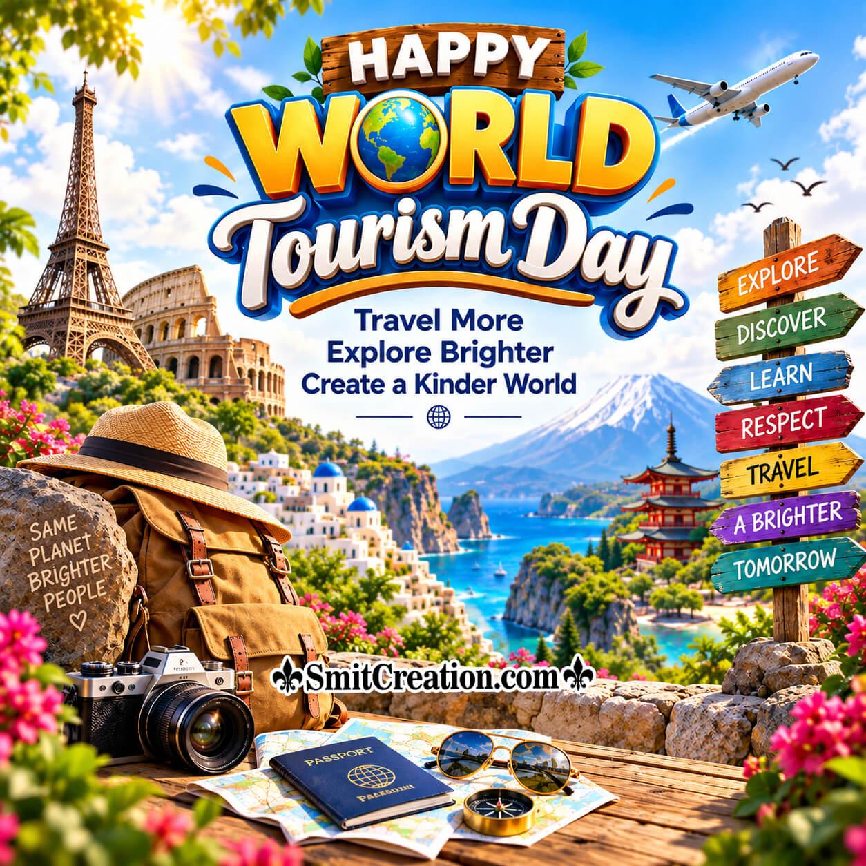 Happy World Tourism Day Photo