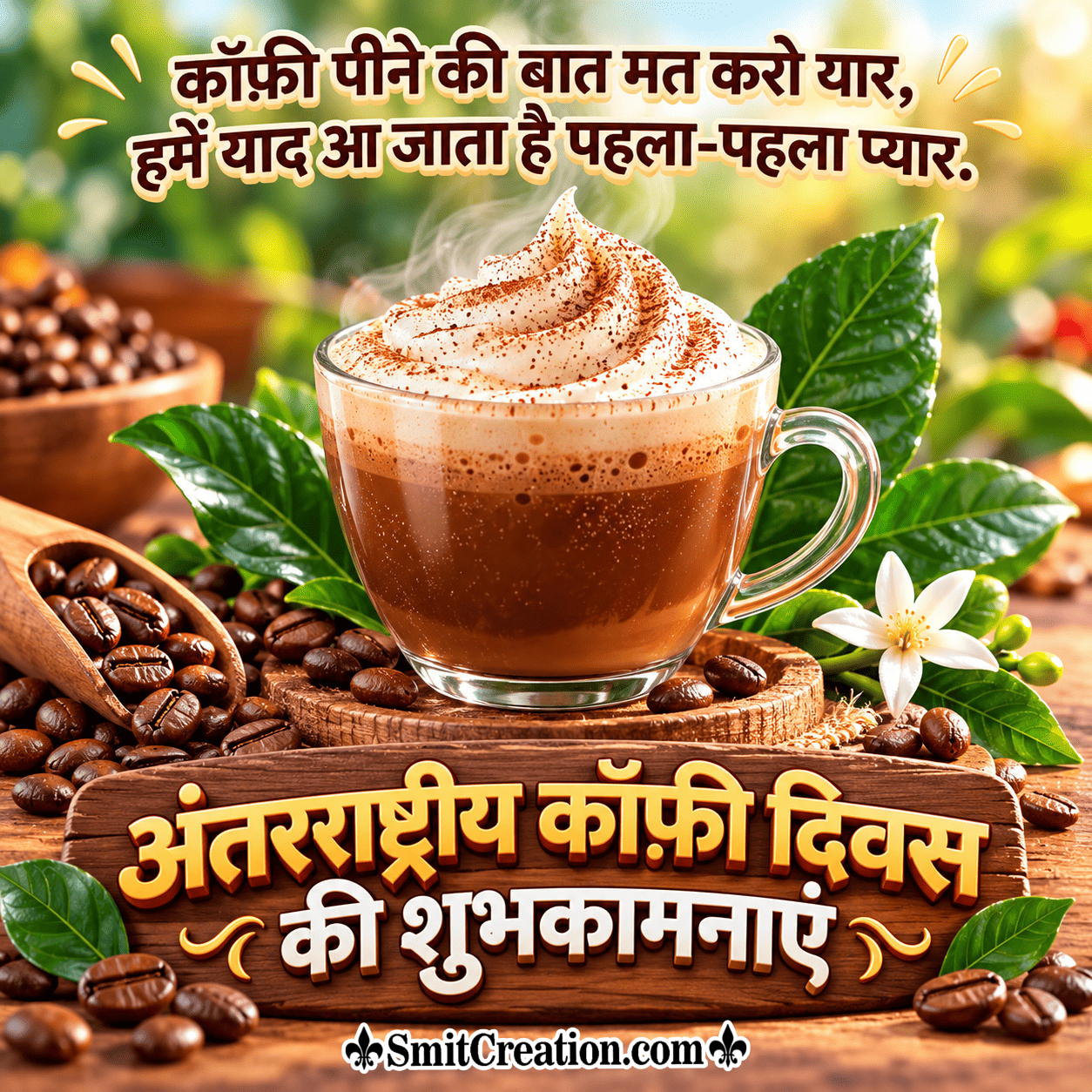 International Coffee Day Hindi Status