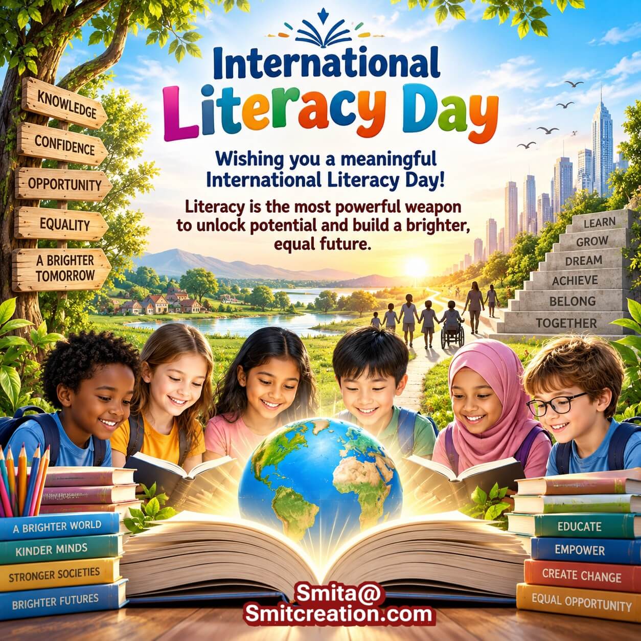 International Literacy Day Education Wishes Pic