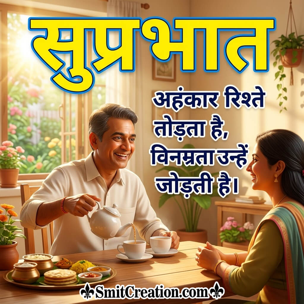 Morning Hindi Quotes On Ego Nice Photo
