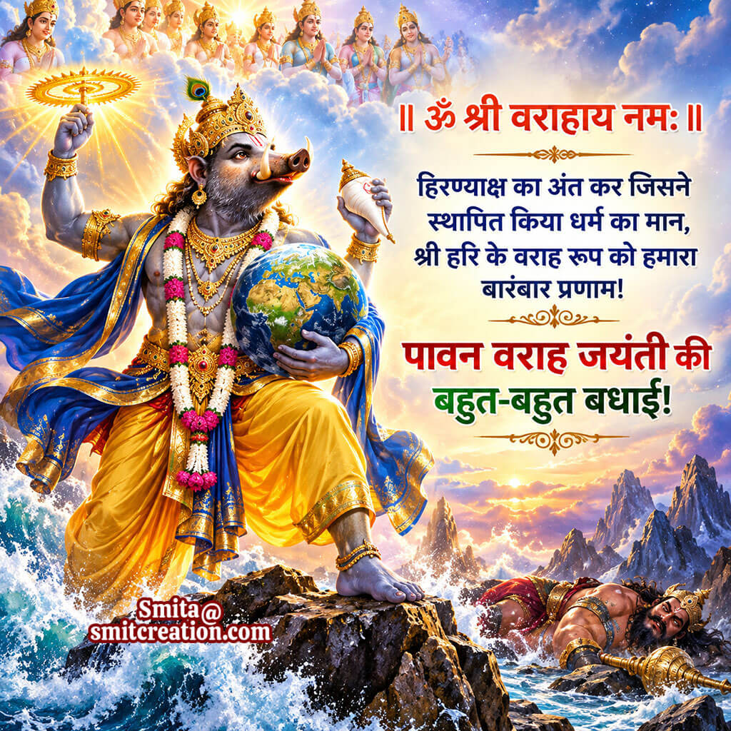 Pavan Varah Jayanti Ki Badhai