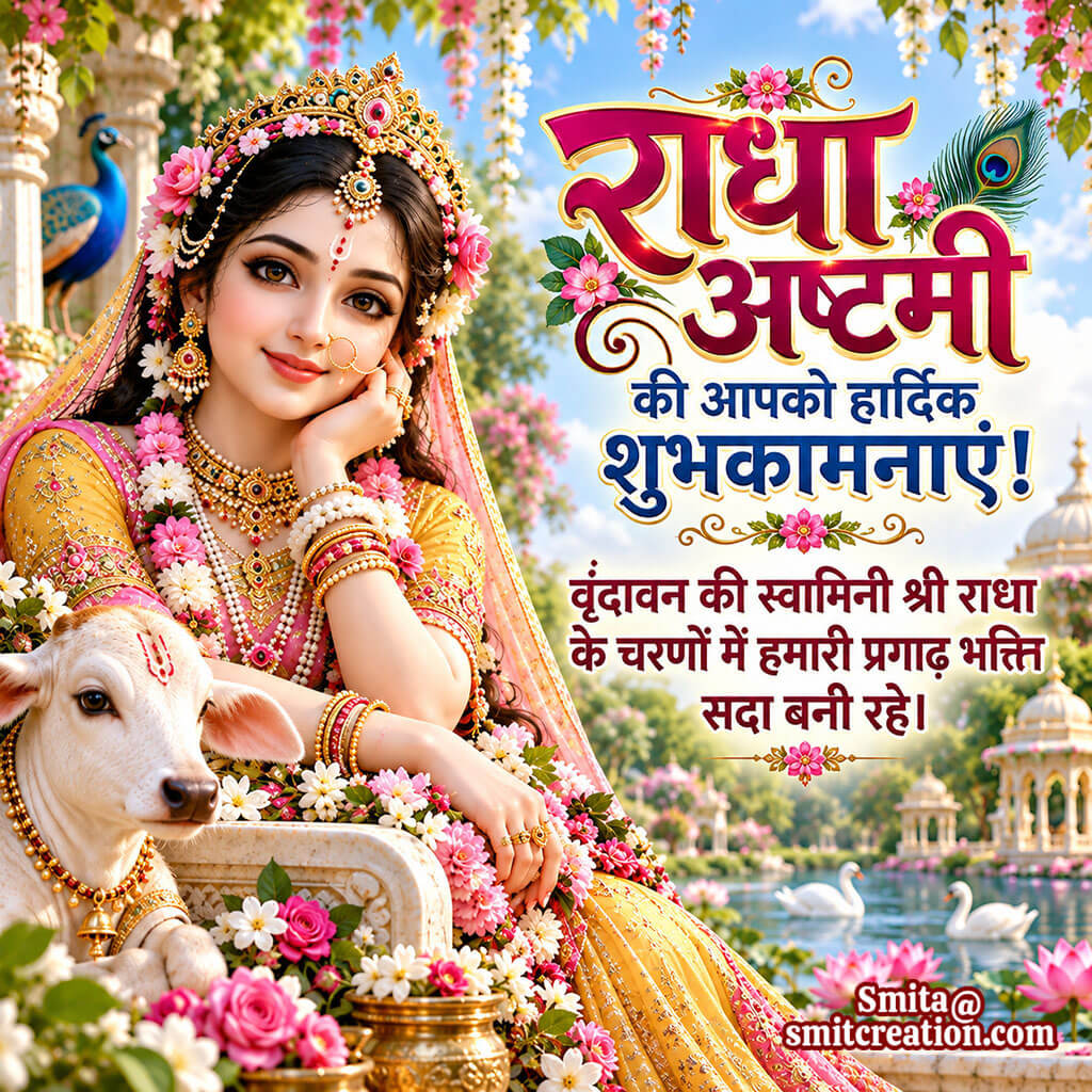 Radha Ashtami Bhakti Shubhkamna