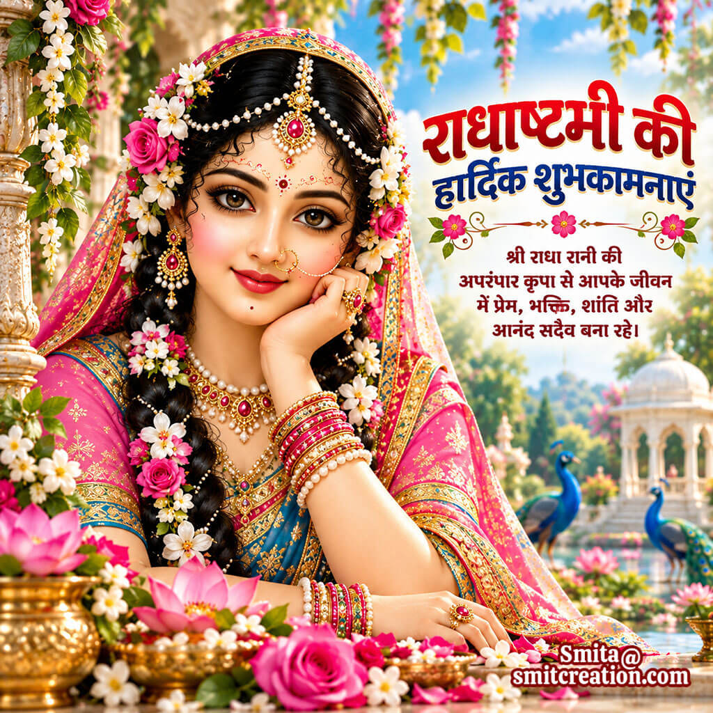 Radha Ashtami Ki Hardik Shubhkamnaye