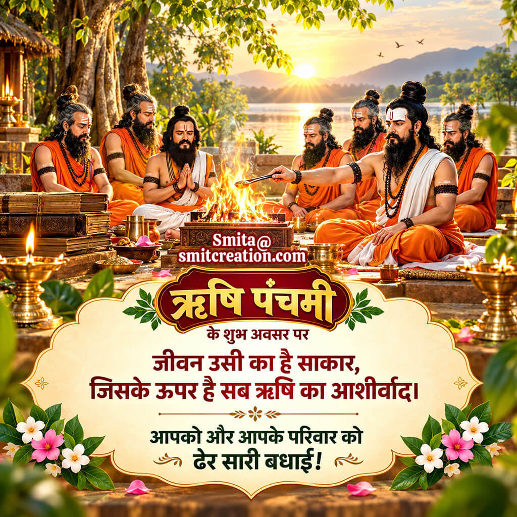 Rishi Panchami Dher Sari Badhai