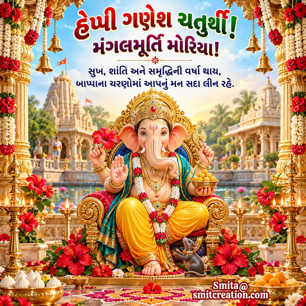 Sarvene Ganesh Utsavni Hardik Shubhechha