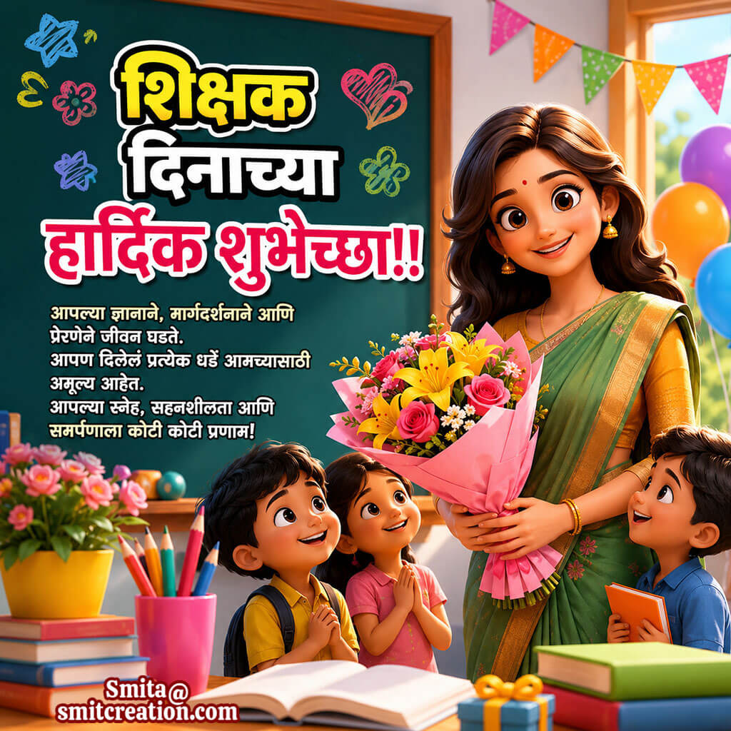 Shikshak Dinachya Hardik Shubhechha