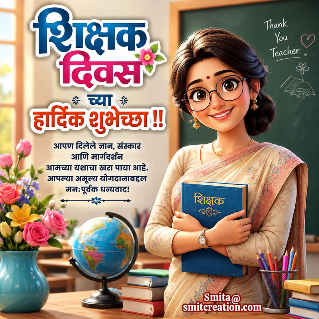 Shikshak Diwas Chya Hardik Shubhechha