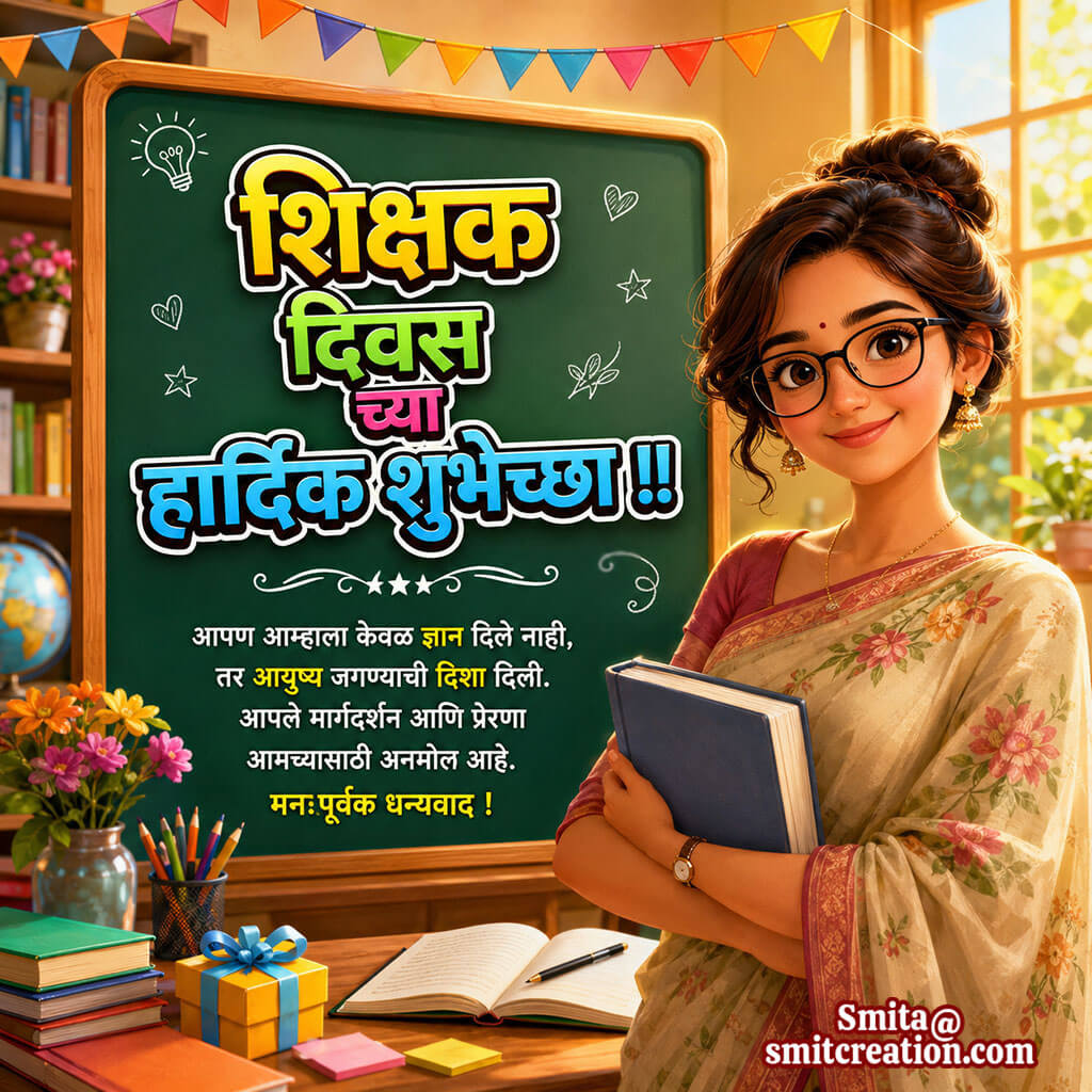 Shikshak Diwas Hardik Shubhechha