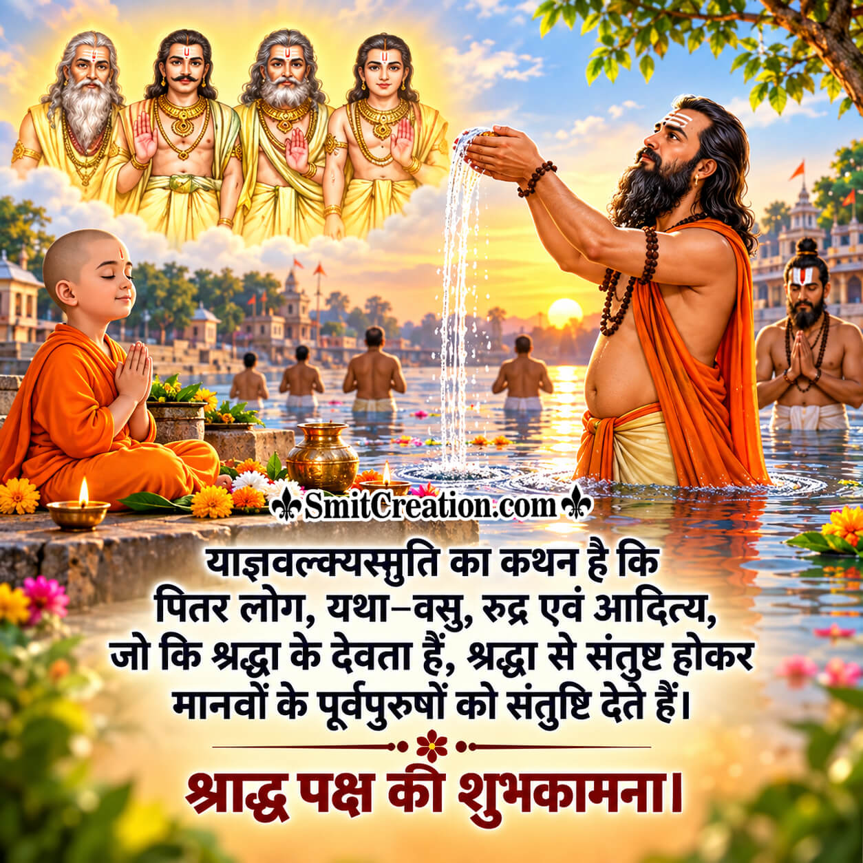 Shradh Paksh Ki Shubhkamna Hindi Sandesh Picture