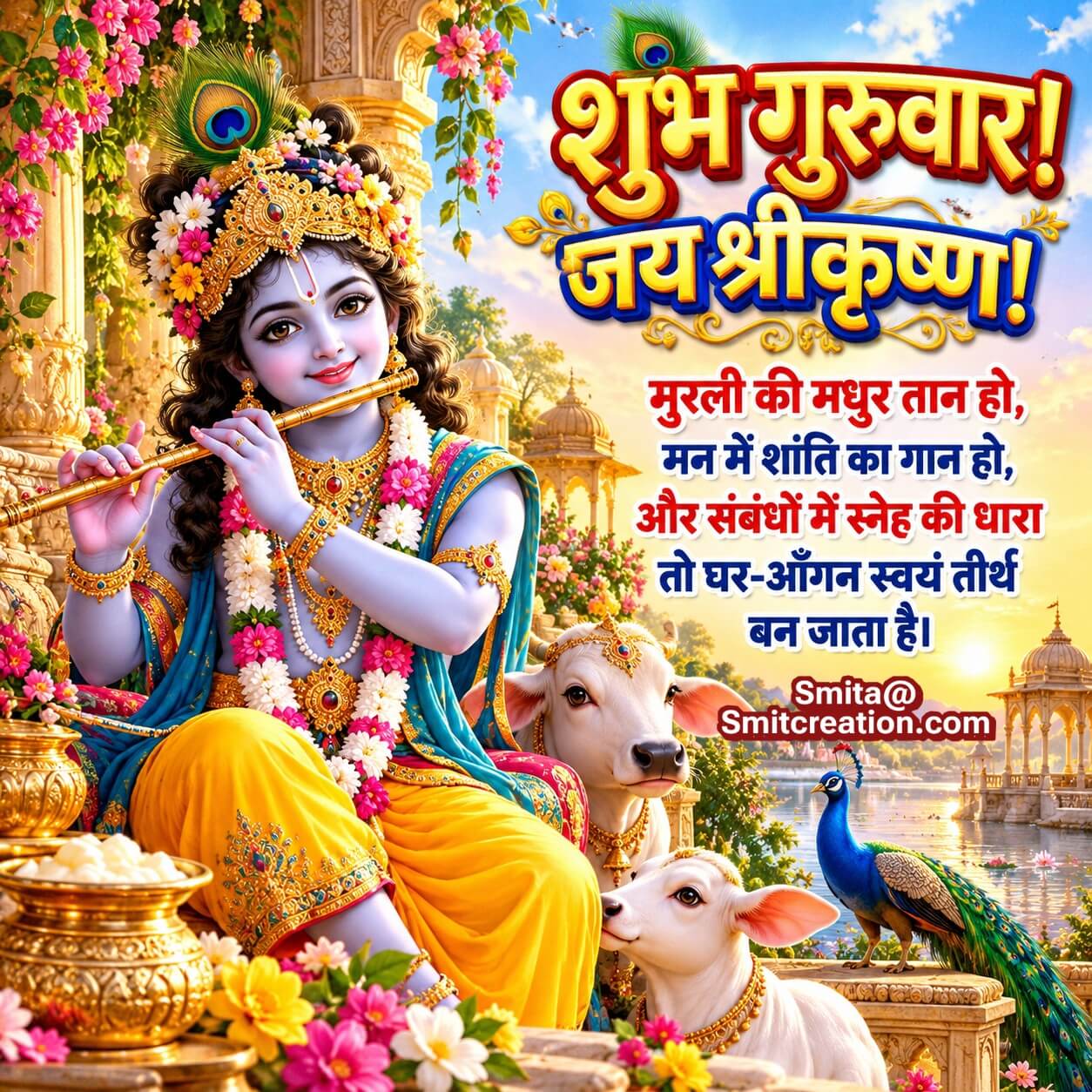 Shubh Guruvaar Shri Krishna Prem Bhakti Message