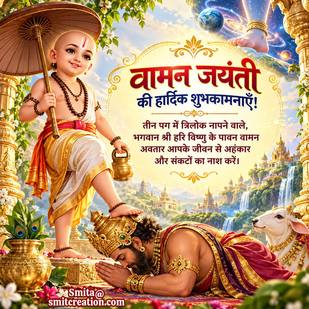 Vaman Jayanti Ki Shubhkamnaye