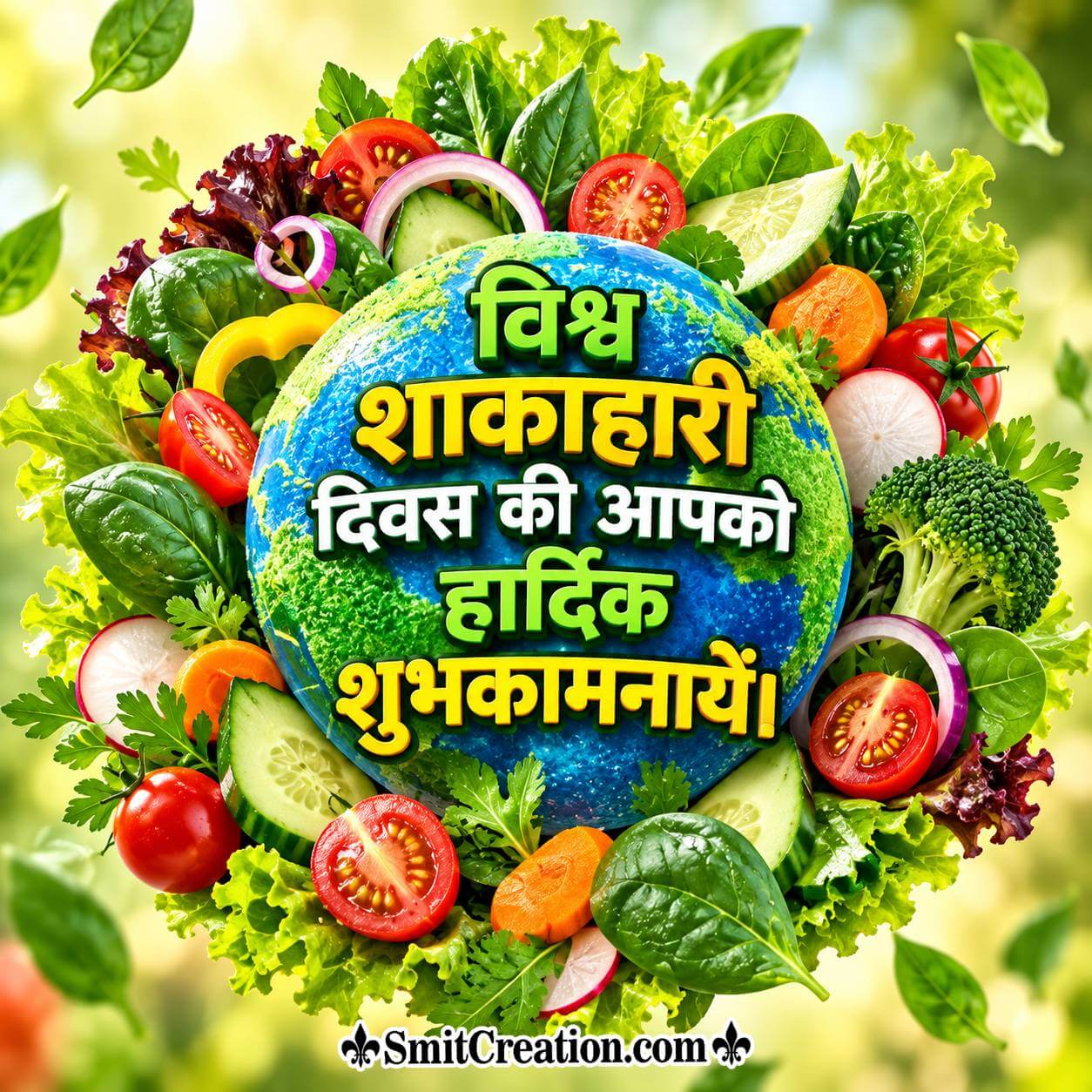Vishv Shakahari Divas Ki Hardik Shubhkamnaye