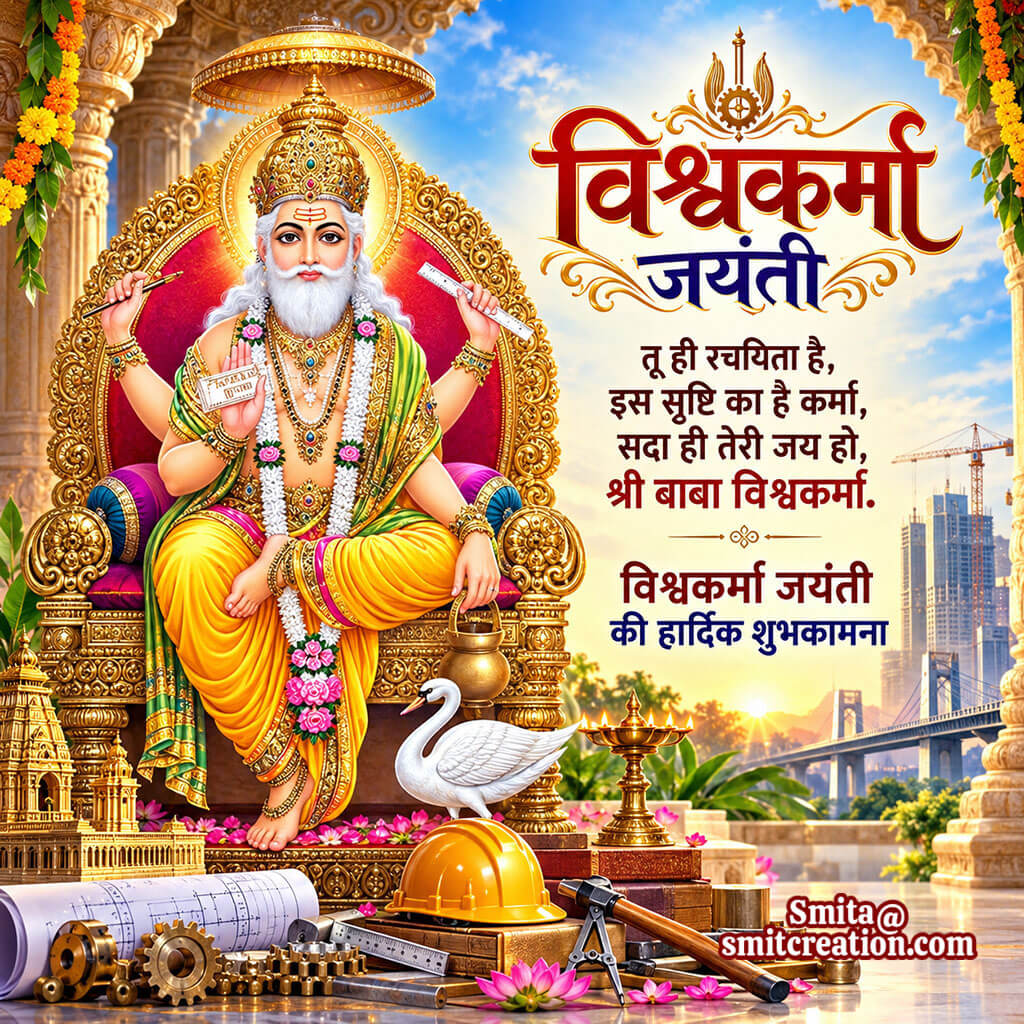 Vishwakarma Jayanti Ki Hardik Shubhkamna