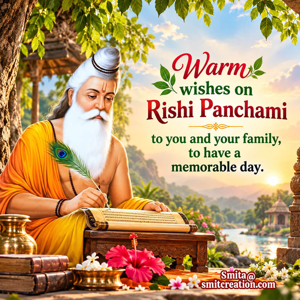 Warm wishes on Rishi Panchami Photo