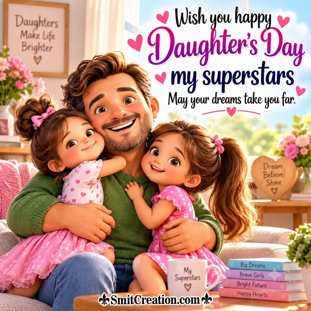 Wish You Happy Daughters Day My Superstars