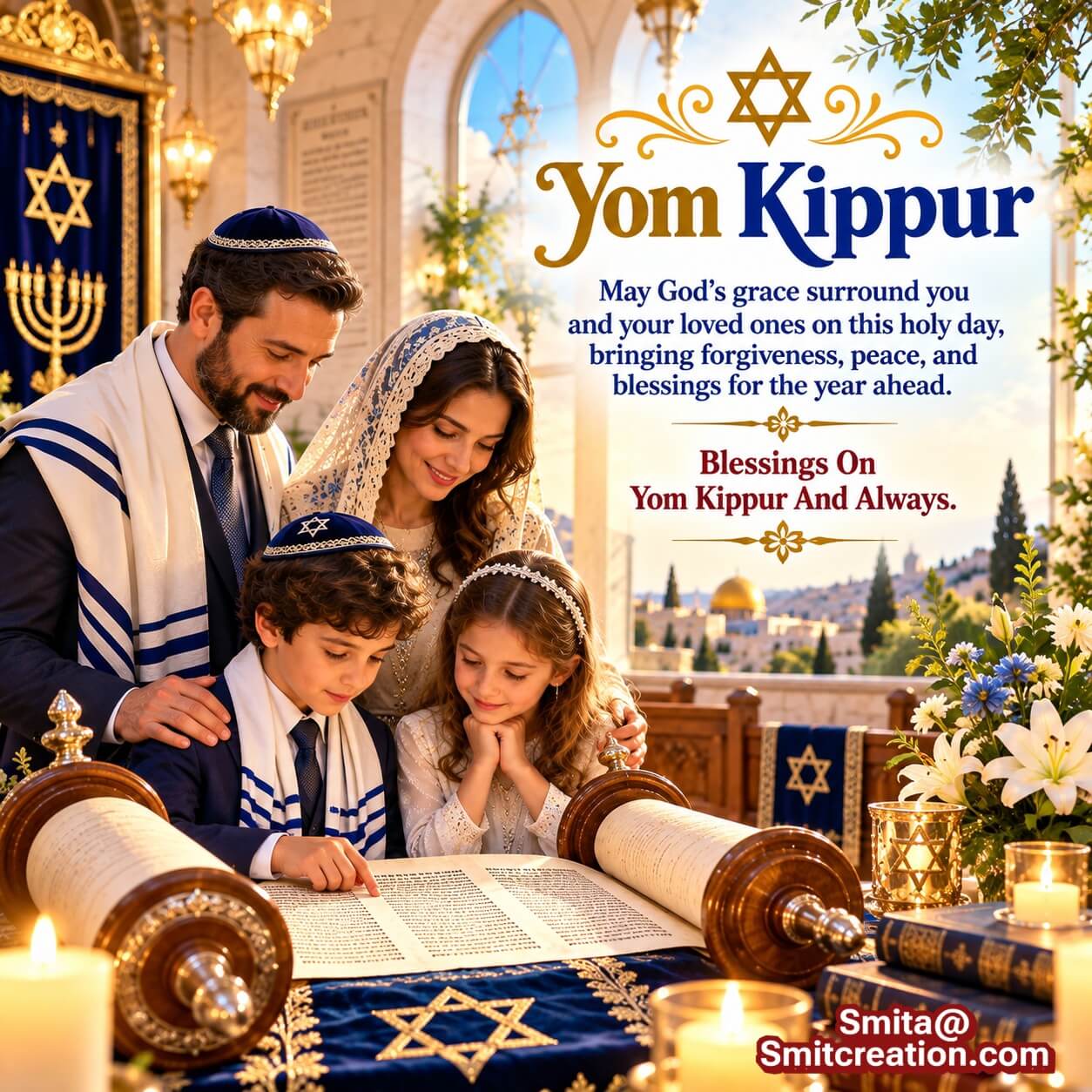 Wishing You And Your Family A Blessed Yom Kippur