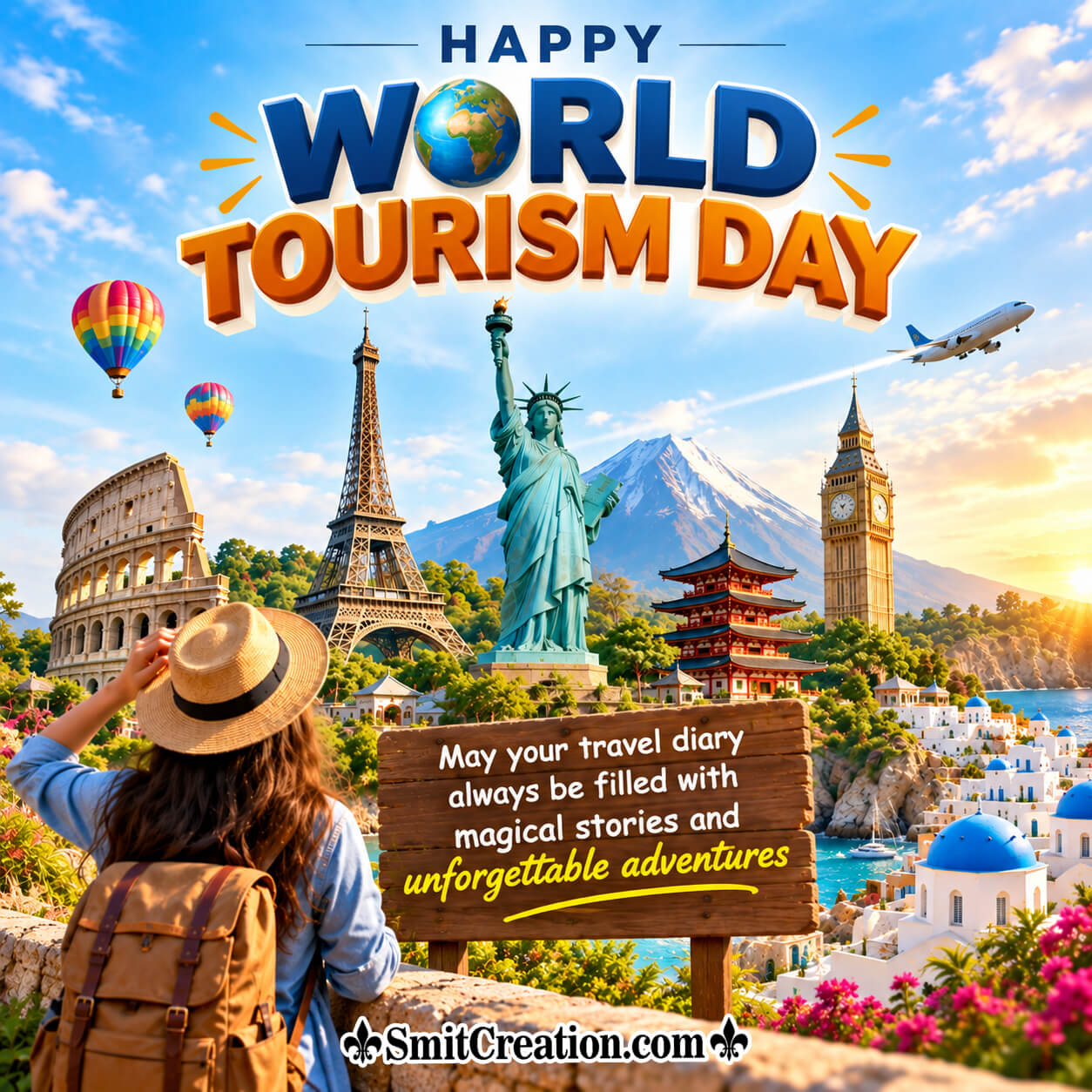World Tourism Day Wonderful Wish Image