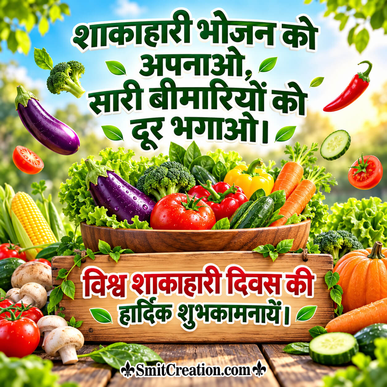 World Vegetarian Day Status In Hindi