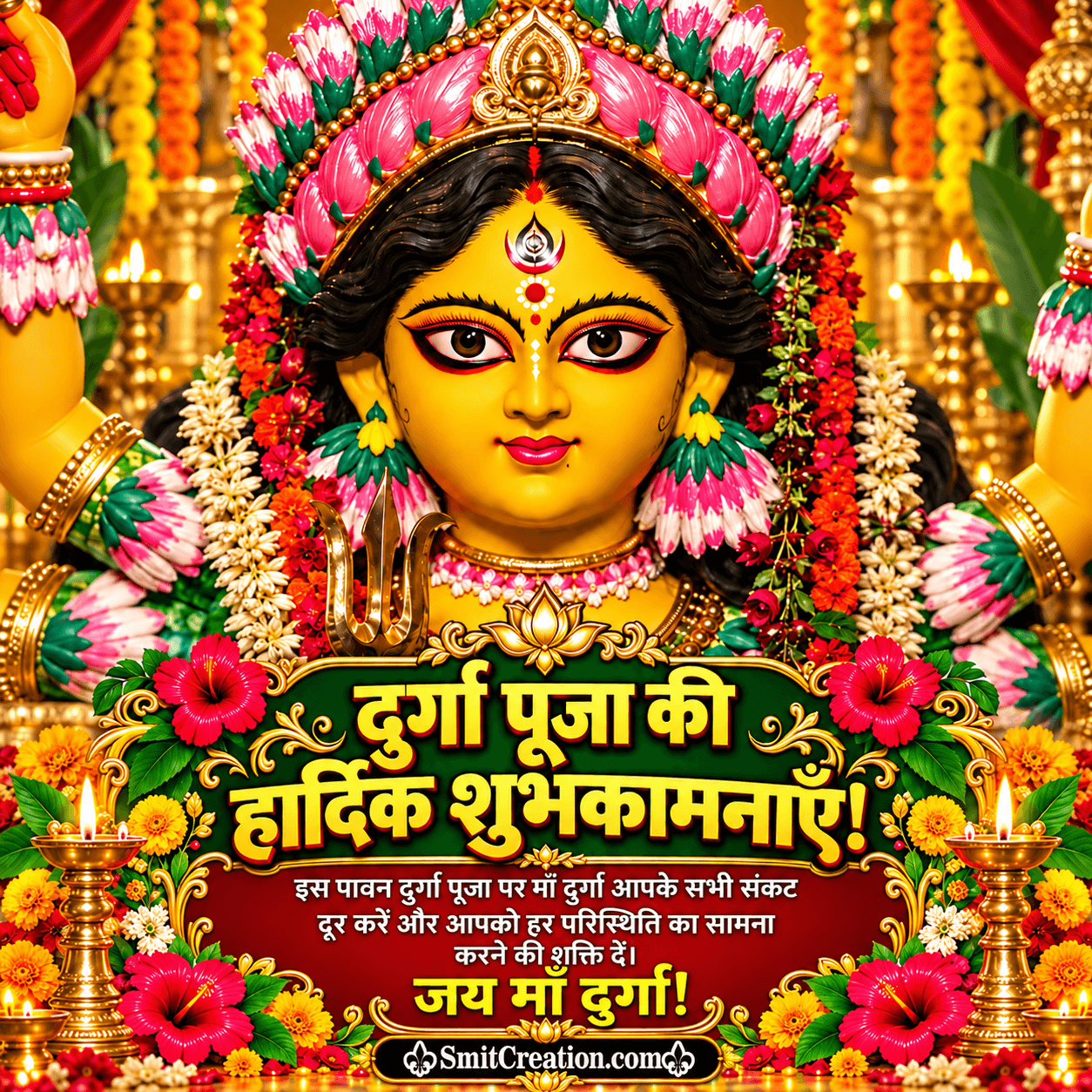 Durga Ashtami Ki Hardik Shubhechha Photo