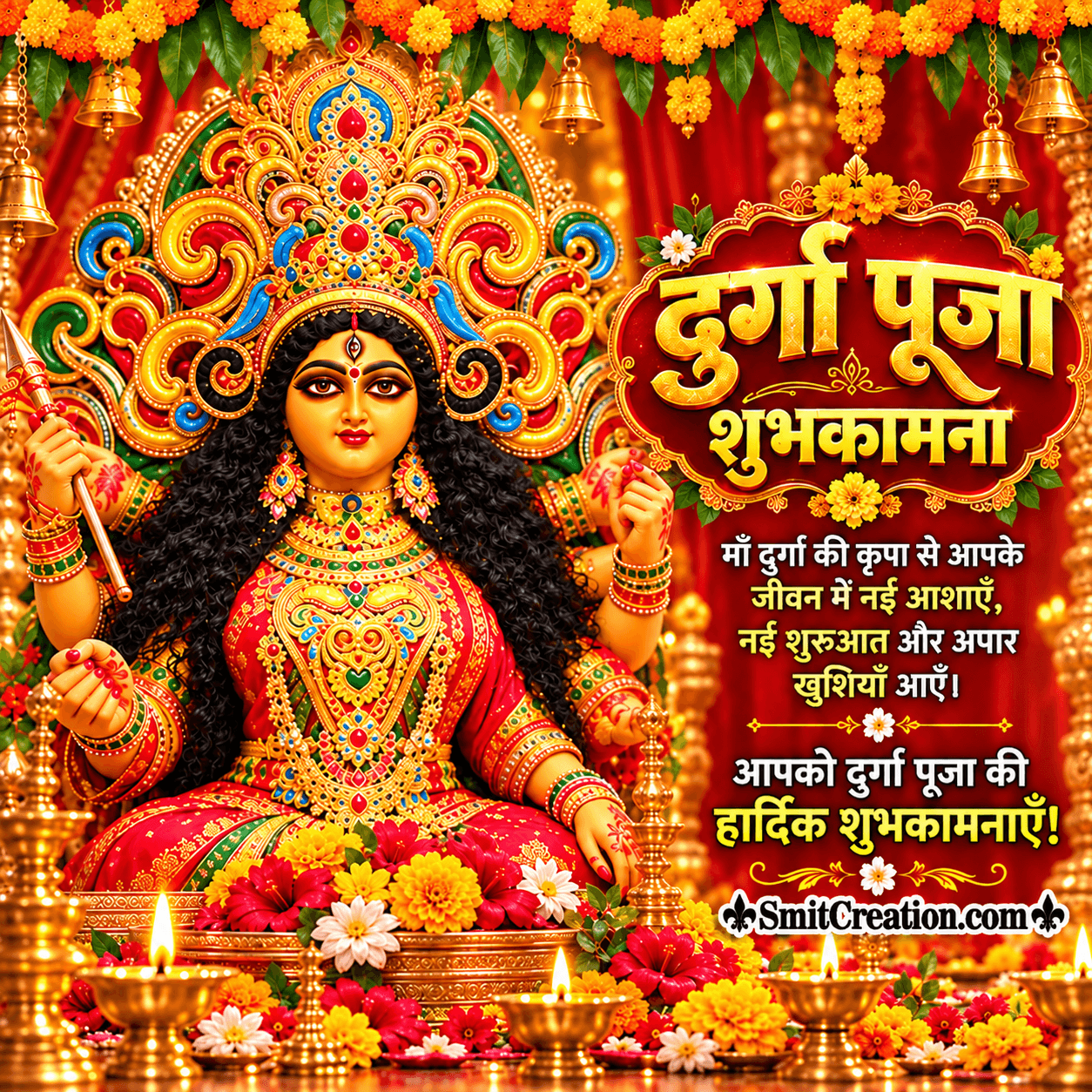 Durga Ashtami Ki Hardik Shubhechha Pic