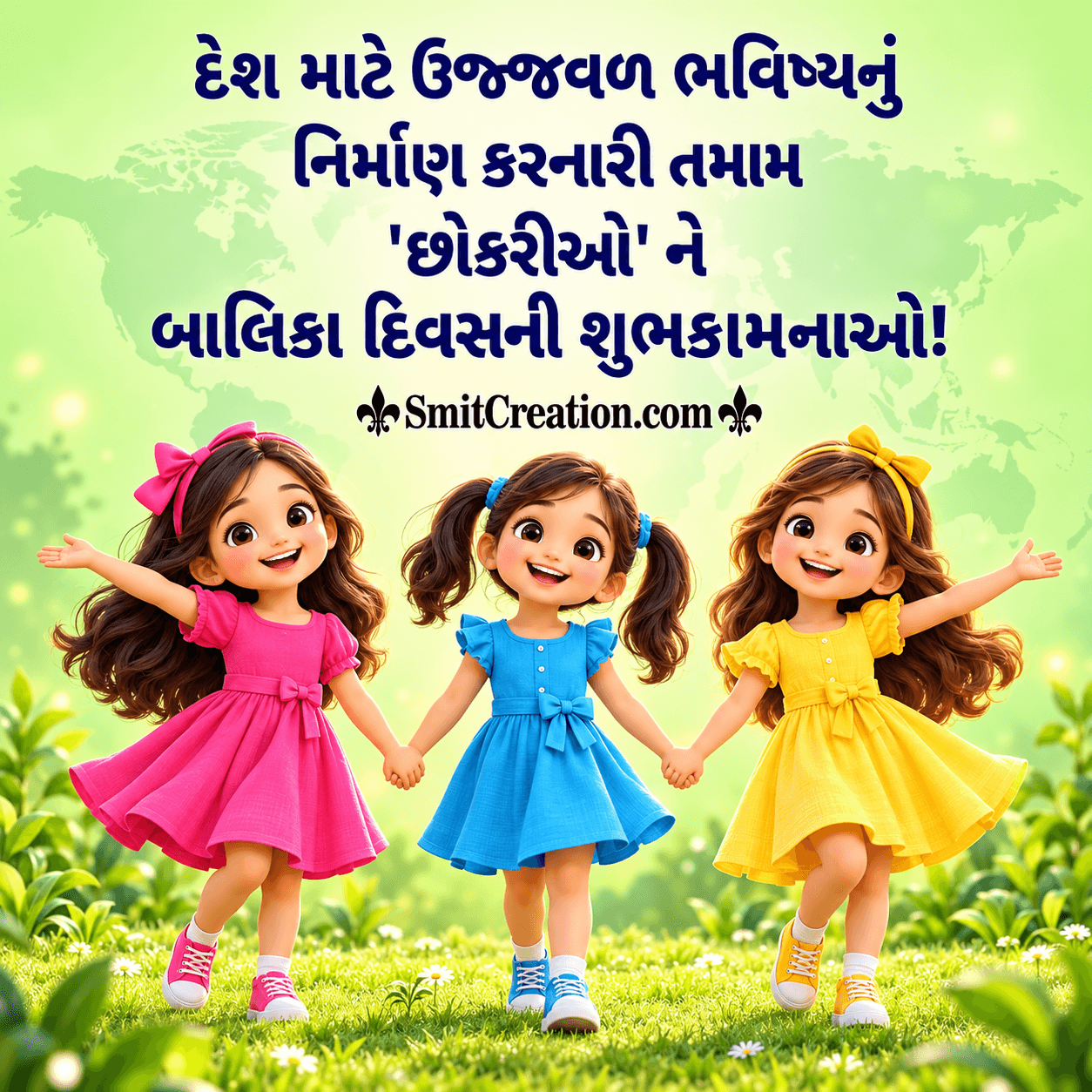Girl Child Day Wishes In Gujarati