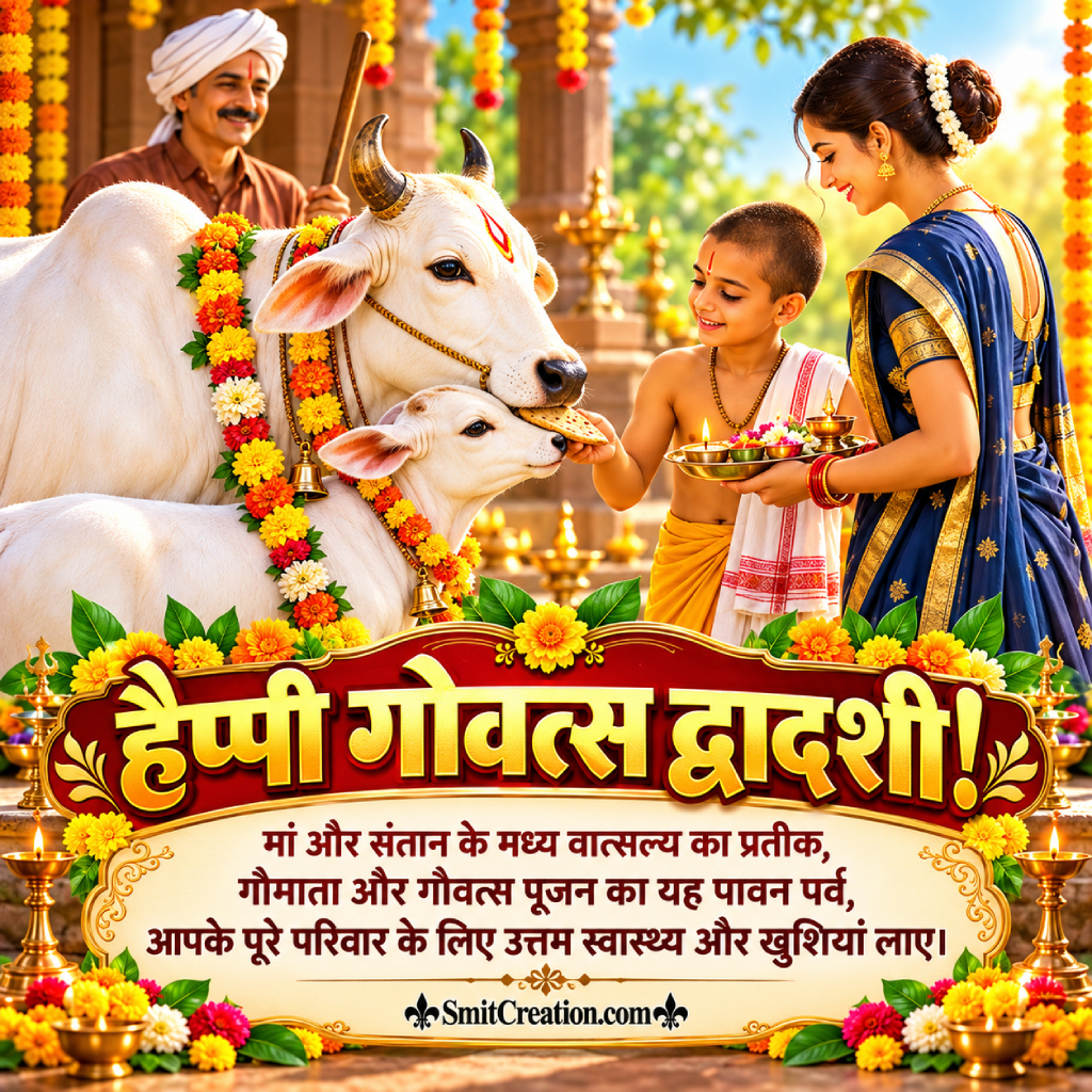 Govatsa Dwadashi Ki Shubhkamnaye