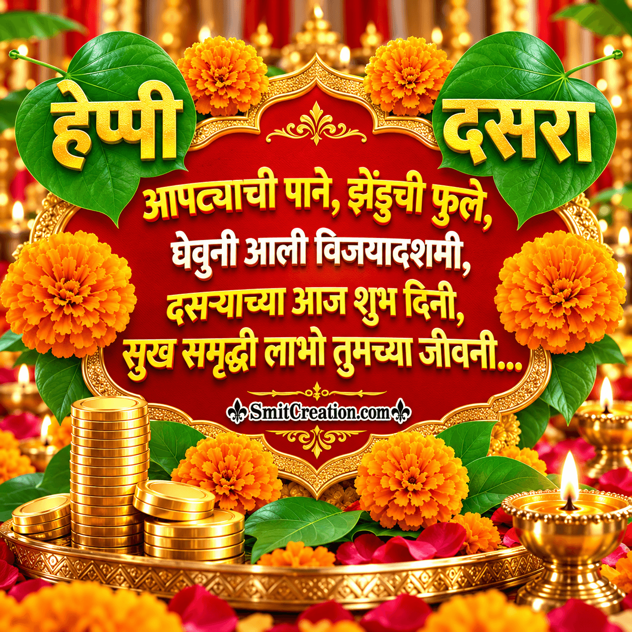 Happy Dasara Marathi Message